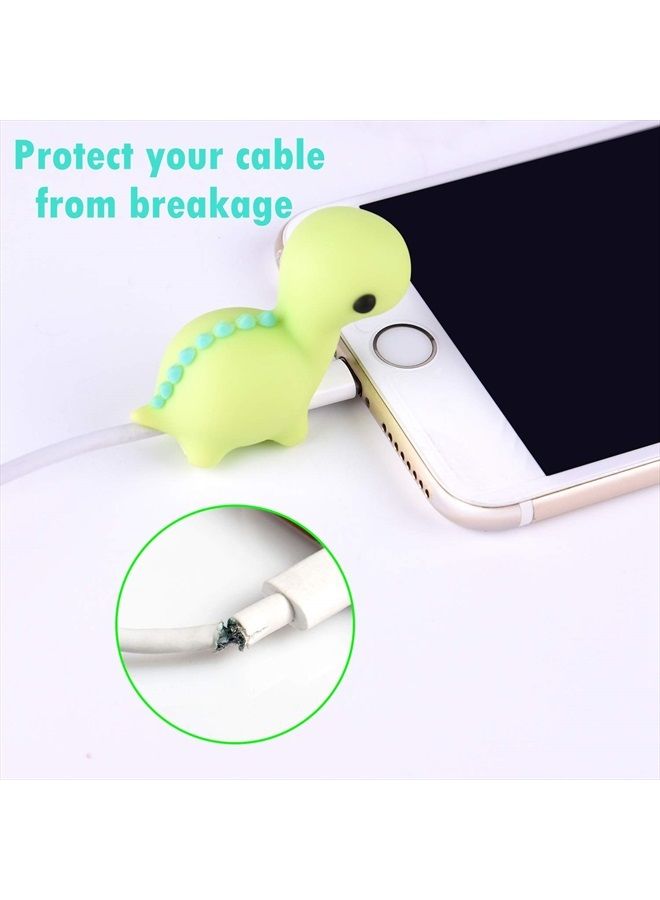 Tuparka 18 pcs Cable Protector for iPhone,ipad USB Cable, Plastic Cable Protectors Cute Fish Dinosaur Animals Charging Cable Saver, Phone Accessory Protect USB Charger - Image 2