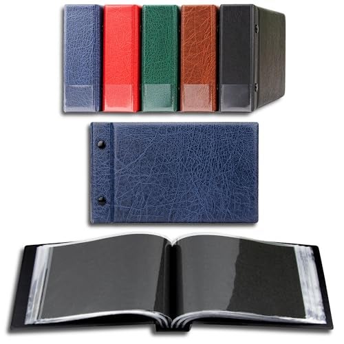 Prophila Collection Prophila Small Album for 100 Postcards and Letters up to 190 x 125 mm, Blue - Image 5