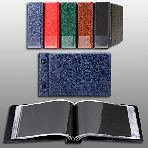 Prophila Collection Prophila Small Album for 100 Postcards and Letters up to 190 x 125 mm, Blue - Image 2