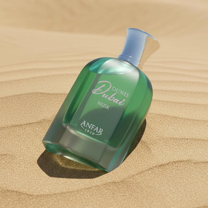Anfar  Anfar Dunes Dubai Musk Eau de Parfum 100ml – Long Lasting Unisex Gourmand Floral Perfume with Rose, Ylang-Ylang & Honey  | Best Price UAE