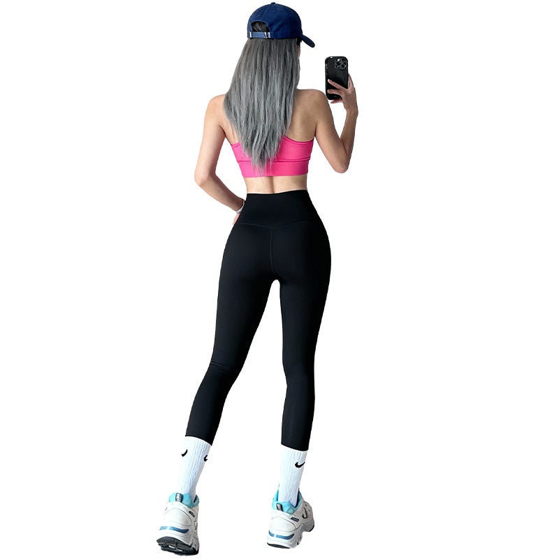 Women's High Waist Yoga Leggings with Pockets - Image 4