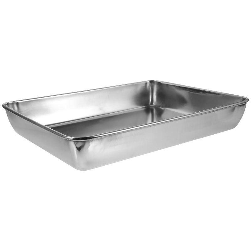 🚽 حوض حمام للحمام من الستانلس س ل م ن وآمن للاستحمام يناسب معظم الأقفاص - Image 4