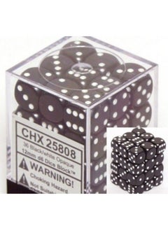 Black Opaque Dice 12Mm D6 Set Of 36 Chx25808 - pzsku/ZF195C3052B162B4903FBZ/45/_/1688970746/f2d9cb58-c52f-4602-891e-1c27d81c0980