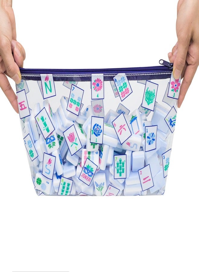 Jongyance Empty Clear Mahjong Tiles Bag, Mahjong Bag for American Mahjong Tile Set (Case Only) - Image 4