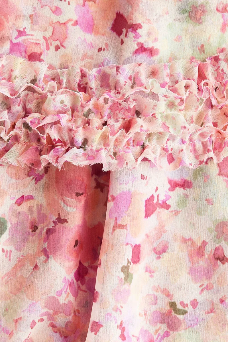 H&M Ruffle-detail tiered dress