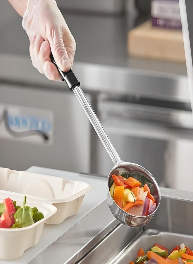 OCSParts OCS Parts 2-Pack 6 Ounce Perforated and Solid Portion Spoons | Stainless Steel Dishwasher Safe Kitchen Multipurpose Portion and Serving Spoons - Image 5