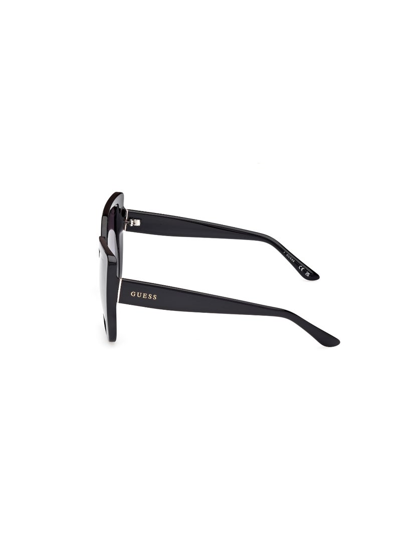 Plastic Asymmetrical Full Rim Women Uv Protection Sunglass