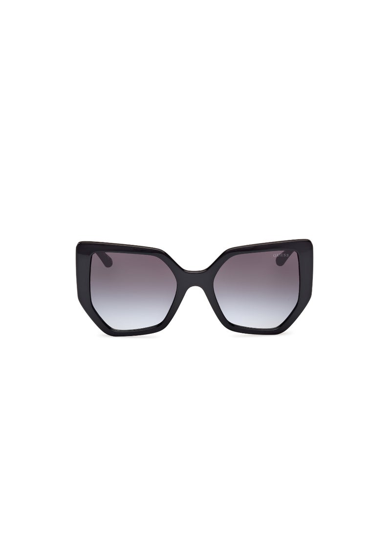 Plastic Asymmetrical Full Rim Women Uv Protection Sunglass