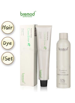 BREMOD Bremod Premium MilkTea Ash Bundle 8.17 (HAIR COLORANT/HAIR DYE WITH OXIDIZING CREAM 12%) Hair Color  - Image 3
