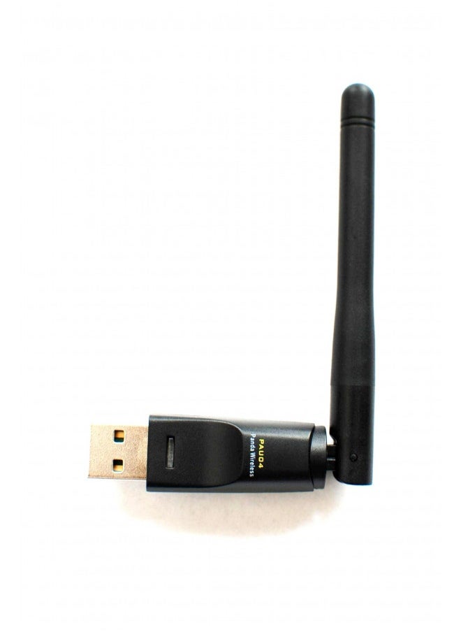Panda Wireless® Mid Range 150Mbps Wireless N Usb Adapter W/ 2Dbi Antenna - Win Xp/Vista/7/8/10/11, Mint, Ubuntu, Mx Linux, Manjaro, Fedora, Centos, Kali Linux And Raspbian