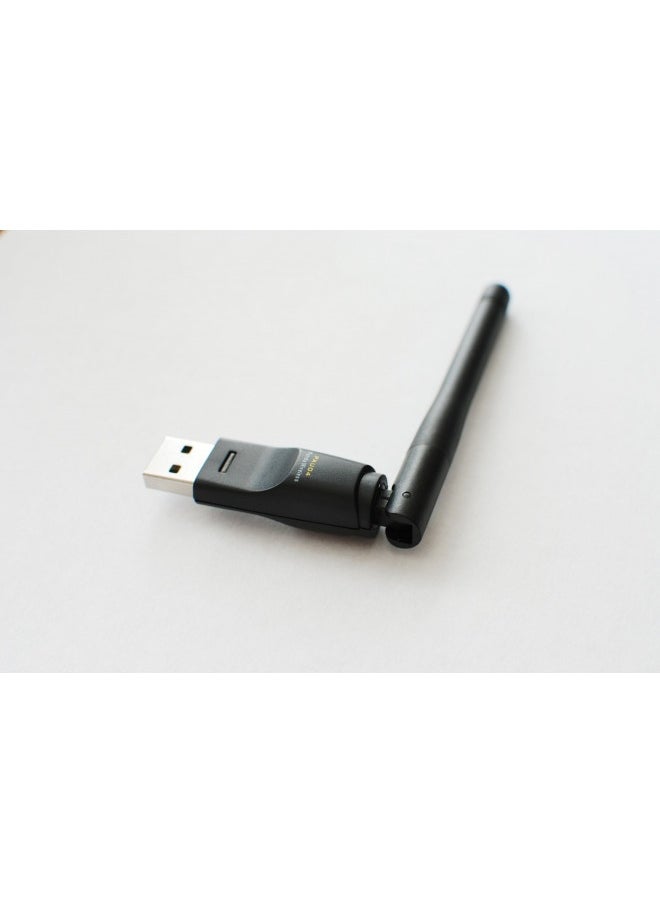 Panda Wireless® Mid Range 150Mbps Wireless N Usb Adapter W/ 2Dbi Antenna - Win Xp/Vista/7/8/10/11, Mint, Ubuntu, Mx Linux, Manjaro, Fedora, Centos, Kali Linux And Raspbian