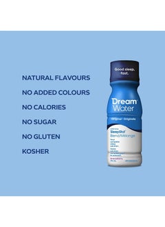 Dream Water Dream Water Sleep Shot Original  GABA,Melatonin,5-HTP Snoozeberry Flavored 74ml-12 Count(Packaging may vary)  - Image 4