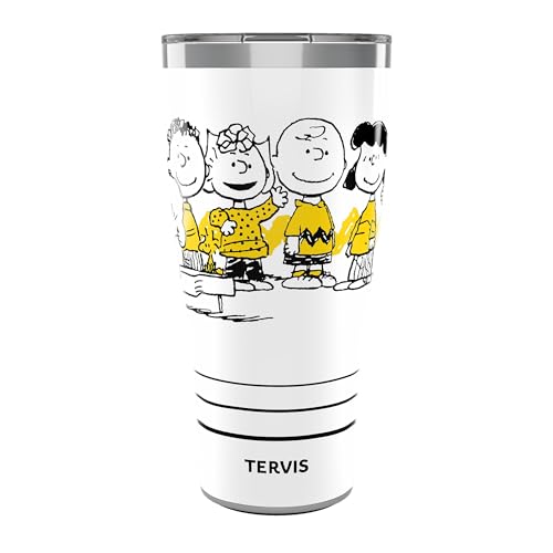 Tervis Traveler Peanuts  All Here Group Triple Walled Insulated Tumbler Travel Cup Keeps Drinks Cold  Hot 30oz Stainless Steel