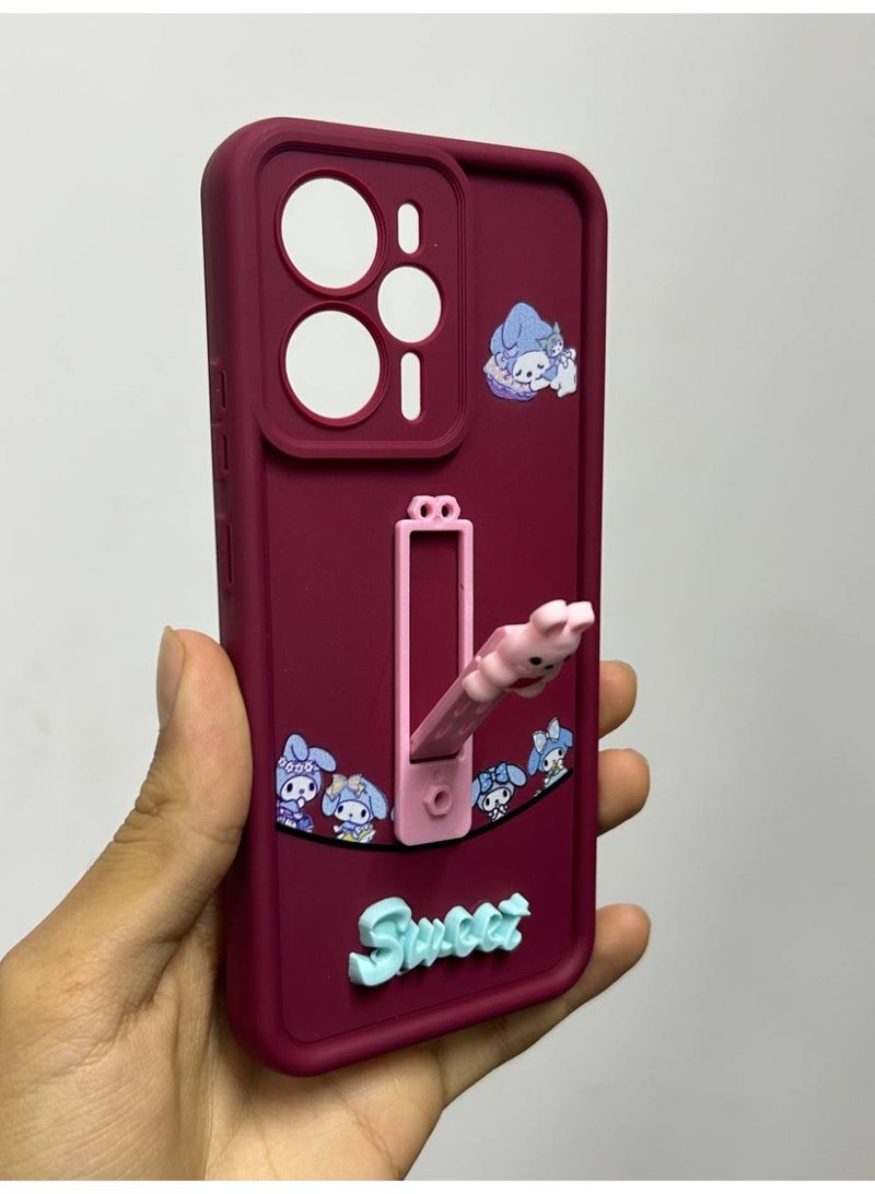 new cartoon-designed back cover with the word "Sweet" on it, compatible with the Realme 14 phone. - Image 2