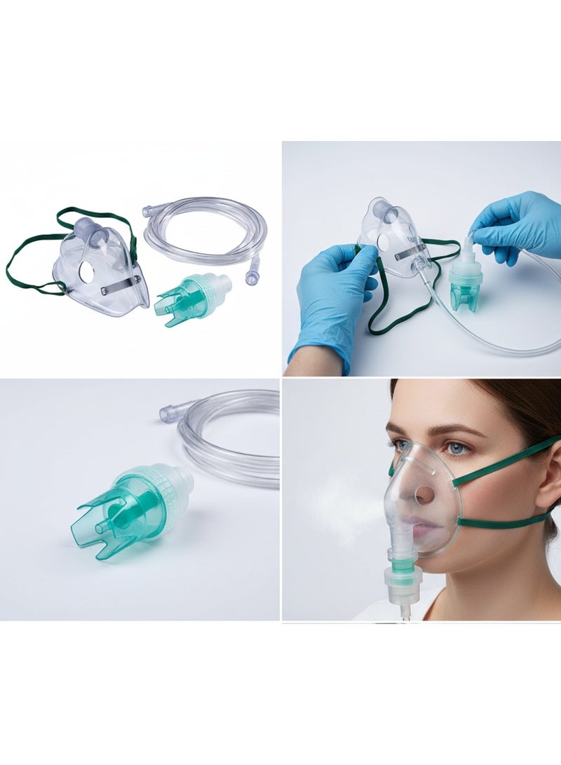 Sumbow 6 Sets Nebulizer Asthma Allergy Mask, Medium - Image 2