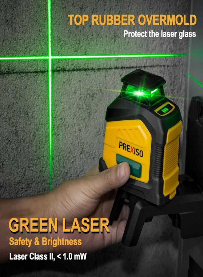 PREXISO 360° Laser Level with Tripod, 100Ft Dual Power Self Leveling Cross Line Laser- Wide Angle Vertical Line for Construction, Floor Tile, Renovation with Magnetic Base, Wall Panel Stand, Carry Bag - Image 4
