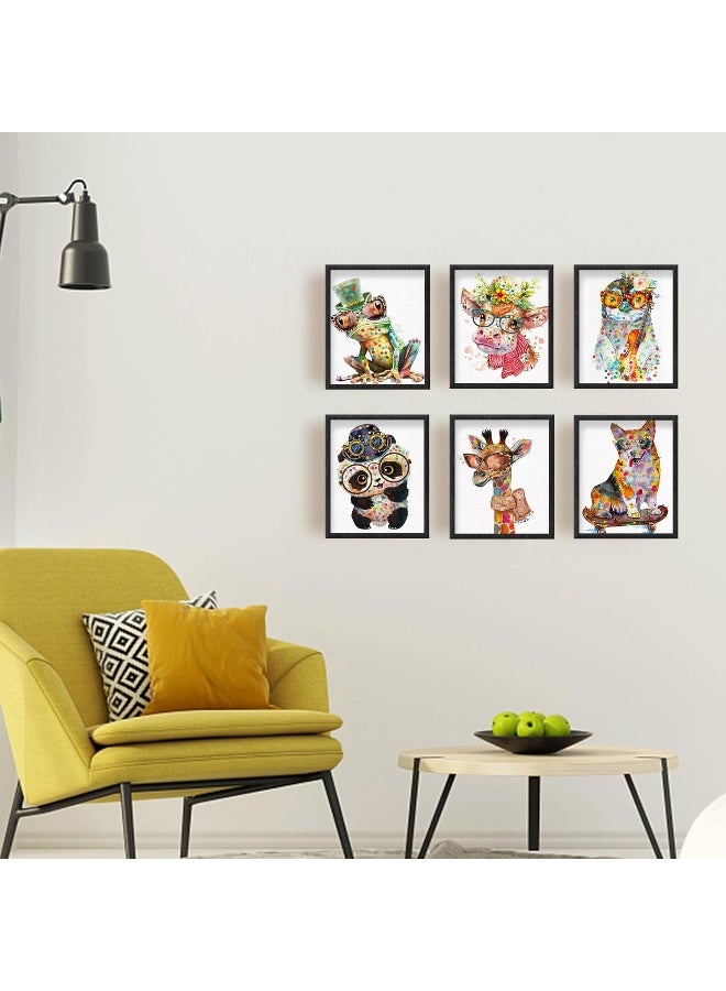 SUPERDANT Cartoon Animal Wall Art Canvas Print - Image 5