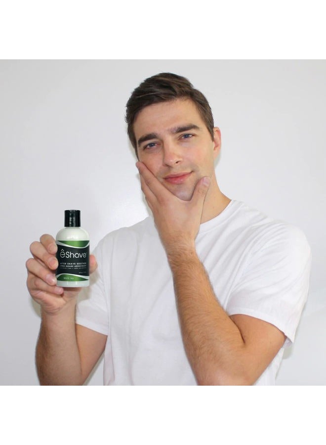 êShave Luxury After Shave Balm for Men-After Shave Lotion Soothes Razor Burn- Deep Moisturizes Skin- All-Natural Vegan After Shave Cream Calming White Tea 6 oz - Image 2