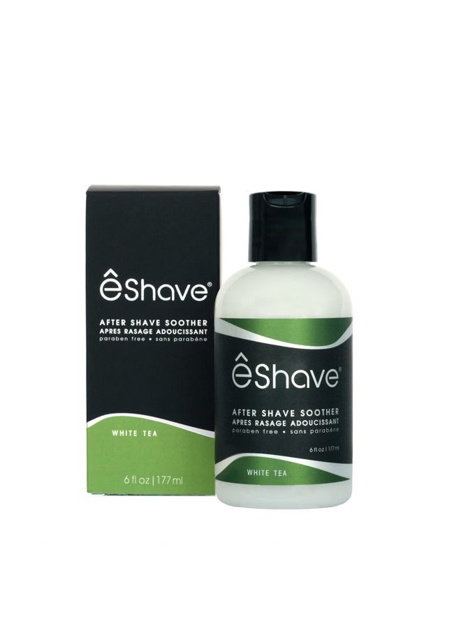 êShave Luxury After Shave Balm for Men-After Shave Lotion Soothes Razor Burn- Deep Moisturizes Skin- All-Natural Vegan After Shave Cream Calming White Tea 6 oz - Image 1
