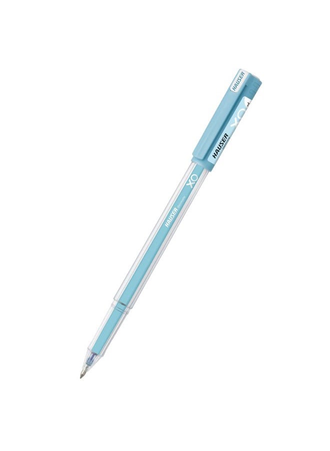 Hauser Germany XO Jumbo Gel Pen Box Pack | Water Proof Ink For Smooth Flow System | Comfortable Grip With Smudge Free Writing | Smooth, Sturdy & Refillable Pen | Blue Ink, Pack of 10 Pens - Image 2
