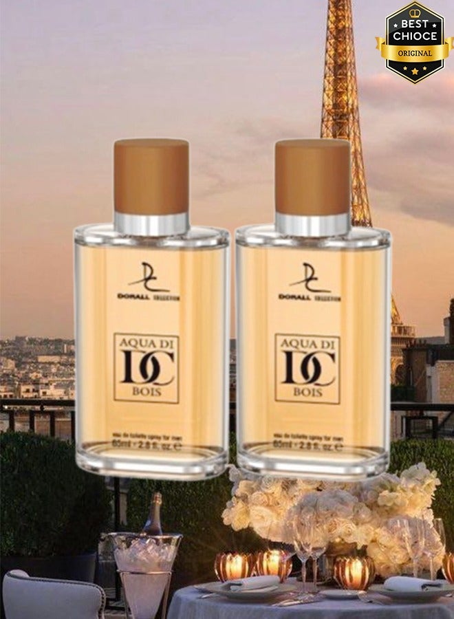 FANCY COLLECTION 2 Pieces Aqua Di Bois Perfume 85ml EDT - Image 1