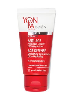 Yonka Yon-Ka Mens Age Defense Moisturizer (40ml) Anti-Aging Daily Face Lotion for Dry and Mature Skin, Prevent Wrinkles with Nutrient Rich Crème  - Image 1