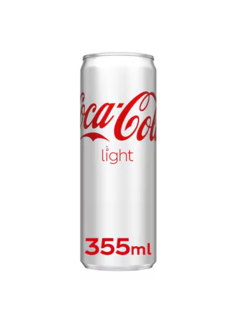 Coca-Cola Light Carbonated Soft Drink Cans 24 x 355ml - Image 2