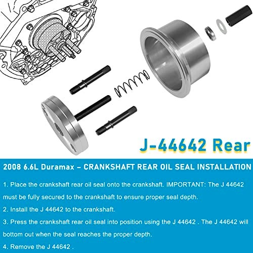 Camoo J-44642 Rear Crankshaft Seal and Wear Sleeve Installer Tool For Isuzu Duramax 2001-Later GMT800 2500HD 3500 with 6.6L Engine - Image 2