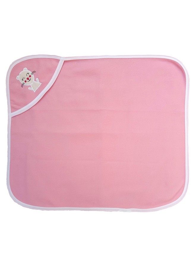Brandonn Classic Polar Fleece Side Border Baby Blanket (Pink) - Image 3
