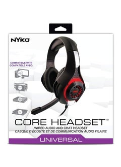 Nyko Core Universal Stereo Gaming Headset With Retractable Microphone Red LED And Soft Ear Cushions Perfect for PS5 PS4 Xbox PC And Nintendo Switch Gaming - pzsku/ZF196F069B8066309314EZ/45/_/1721220836/bd01fdef-679a-434b-a743-057193283961