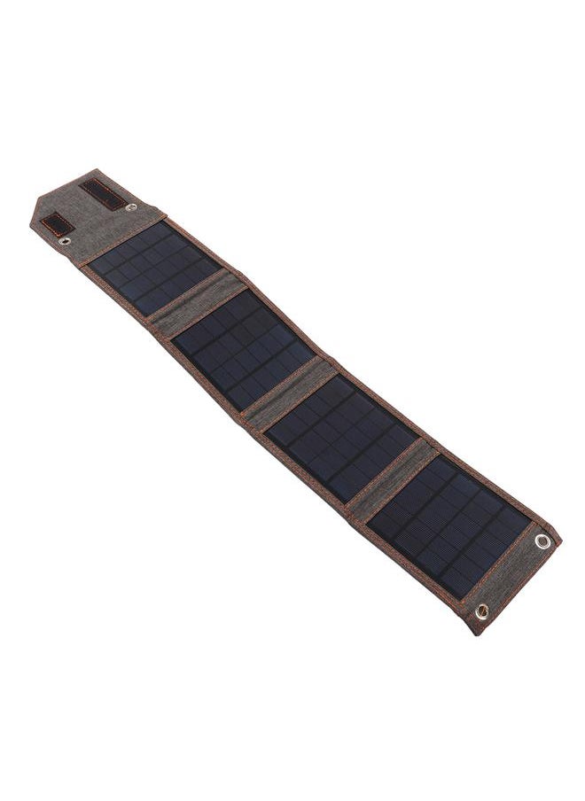 Thoraya Foldable Solar Panel Charger Polycrystalline Silicon 8W 5V USB Port Outdoor Folding Bag Solar Charger for Camping Hiking Mountaineering  - Image 3