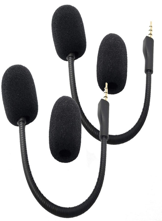 TNE 2 Pack Replacement Game Mic for Steelseries Arctis 1 Headphones Detachable Microphone Boom for Arctis 1 PS4 Pro PS5 Xbox One X Computer PC Gaming Headsets 3.5mm Jack Noise Cancelling - Image 1