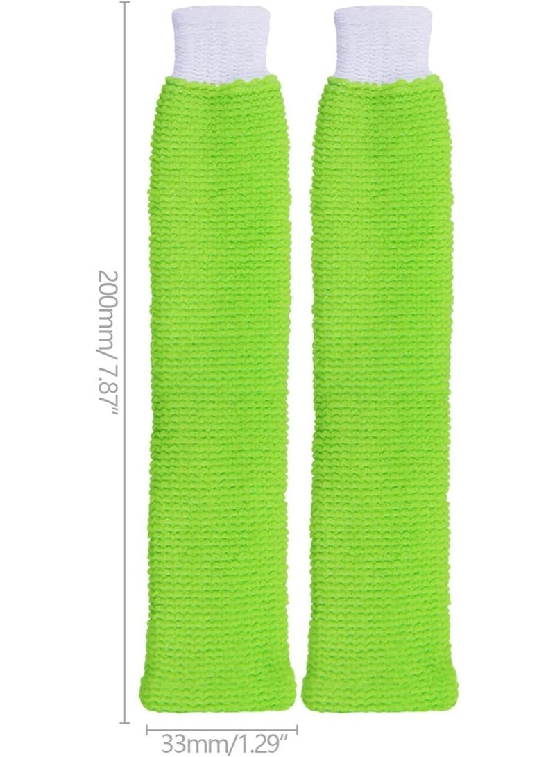 مقبض لمضرب التنس من ازوني، قطعتان من القطن الأخضر فائق الامتصاص ومضاد للانزلاق مع رباط ملتف لمضرب تنس الريشة - Image 2