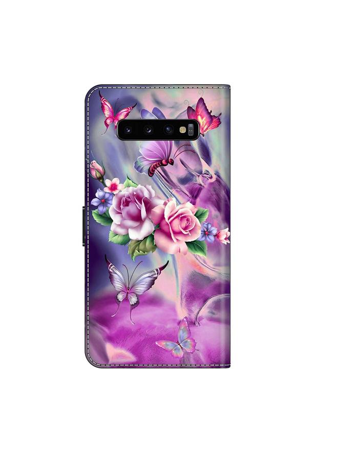 S-TOP Case For Samsung Galaxy S10+ Crystal 3D Shockproof Protective Leather Phone Case - Image 3