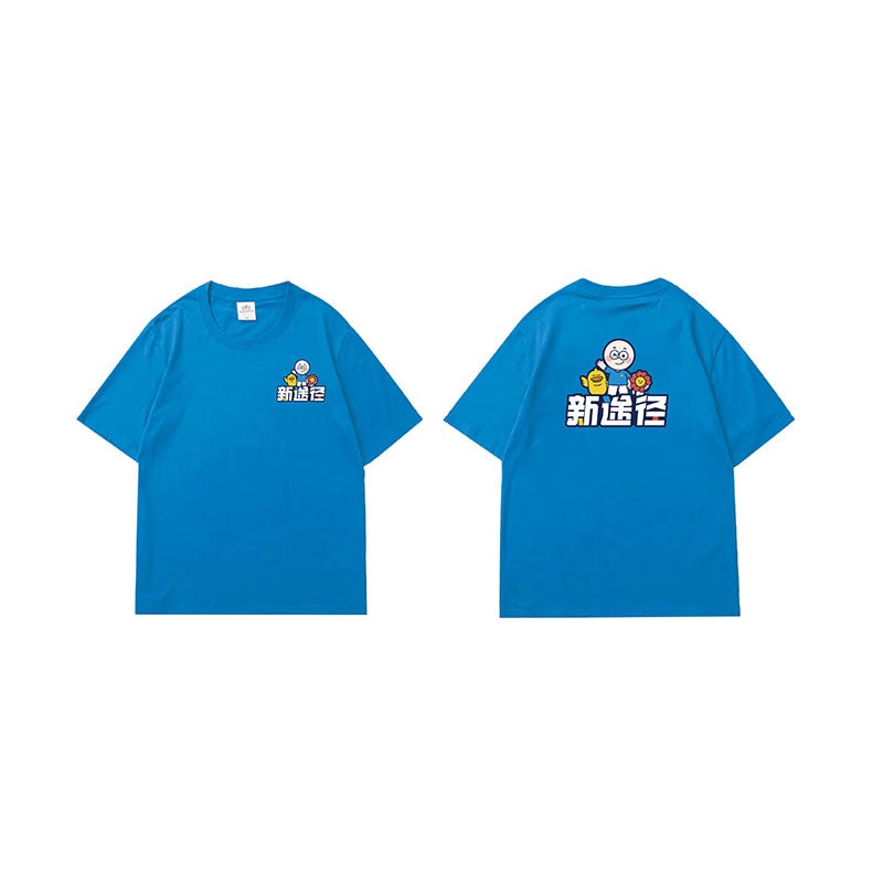 Charge Clothing Sapphire Blue New Way Work Clothes Custom Printed Logo Advertising Shirt Cultural Shirt To Figure Printing Embroidery - Image 4