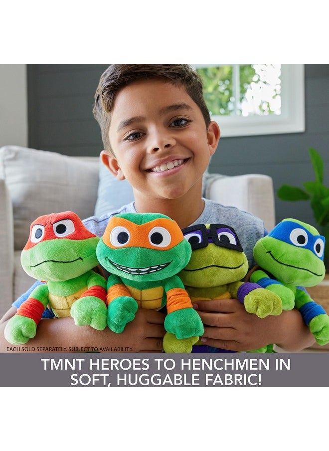 WWE MATTEL Teenage Mutant Ninja Turtles Mutant Mayhem Leonardo 8 Inch Blue Masked Soft Plush Toy Of Tmnt Movie Character Leader Leo  - Image 2