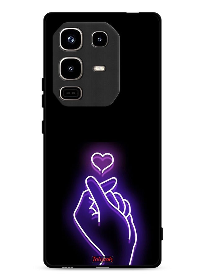 Tolwak Infinix Note 50 Pro 4G Protective Case Cover Snap Small Heart - Image 1