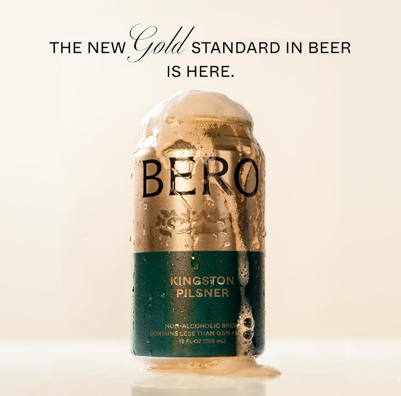 BERO Noon Wheat Non-Alcoholic Beer - 6-Pack Light Hoppy Ale-Style Craft Brew with Orange-Lime Twist - Image 4