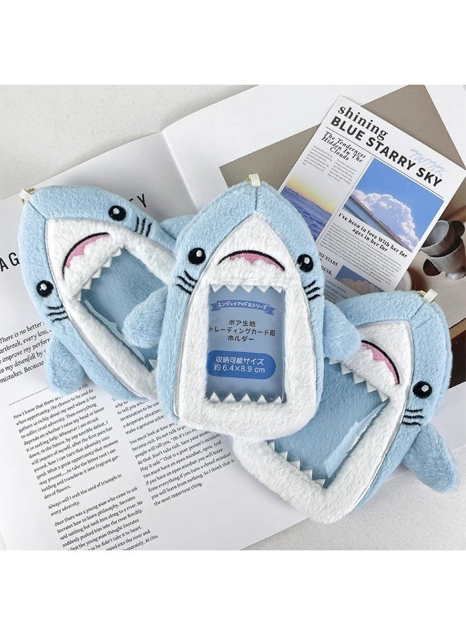 NIBEMINENT 1 - Piece Yunqi Meng Plush Kpop Photo Card Holder Pendant Key Chain ID Badge Holder ID Card Holder Photo Card Protector for School ID Office ID Access Card for Women Girls - Image 3