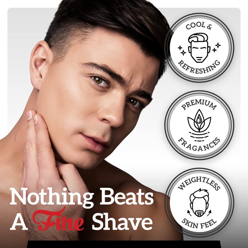 Fine Men's Aftershave - Italian Citrus Fragrance, Soothing & Toning Post Shave Balm, Calms Razor Burn, Classic Barbershop Feel, Alcohol-Based Formula, Gentle for All Skin Types, 100ml - Image 2