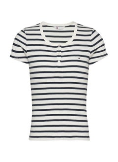 Striped Buttoned Neck T-Shirt - pzsku/ZF197AF9383F5B4962F35Z/45/_/1735035581/626dcfd9-1382-4ae1-9d15-f7828d703cef