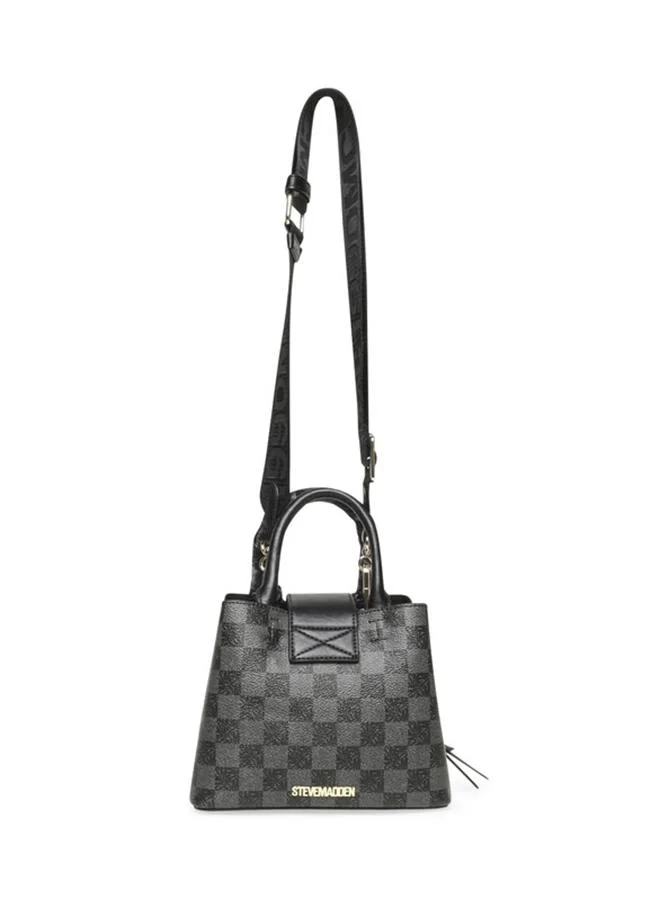 Steve Madden  Bmirel-L Black & Gold Women's Satchel Bag for Women | Best Price UAE