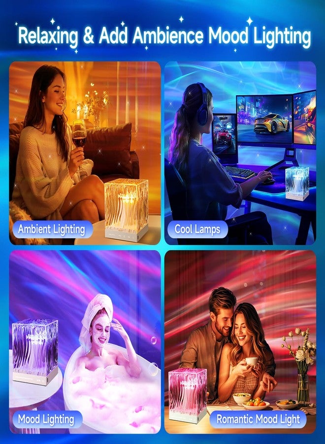 One Fire Christmas Gifts for Teens Northern Lights Projector,18 Colors Aurora Light Projector,Dimmable Aurora Projector Mood Lighting for Bedroom Lights,Remote Galaxy Light Projector Purple Lamp - Image 4