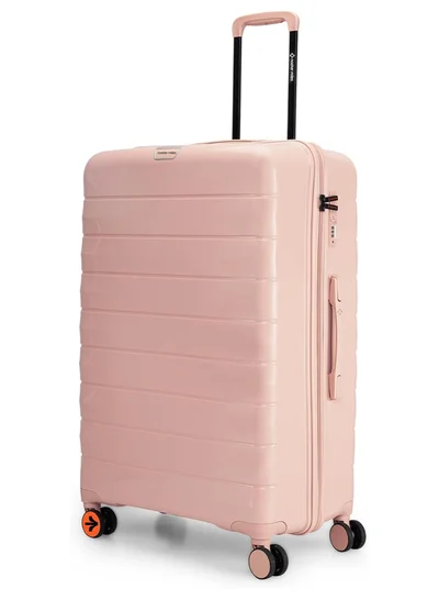 ناشر مايلز Nasher Miles Vienna Hard-Sided Polypropylene Check-in Luggage Peach 28 inch |75 Trolley Bag