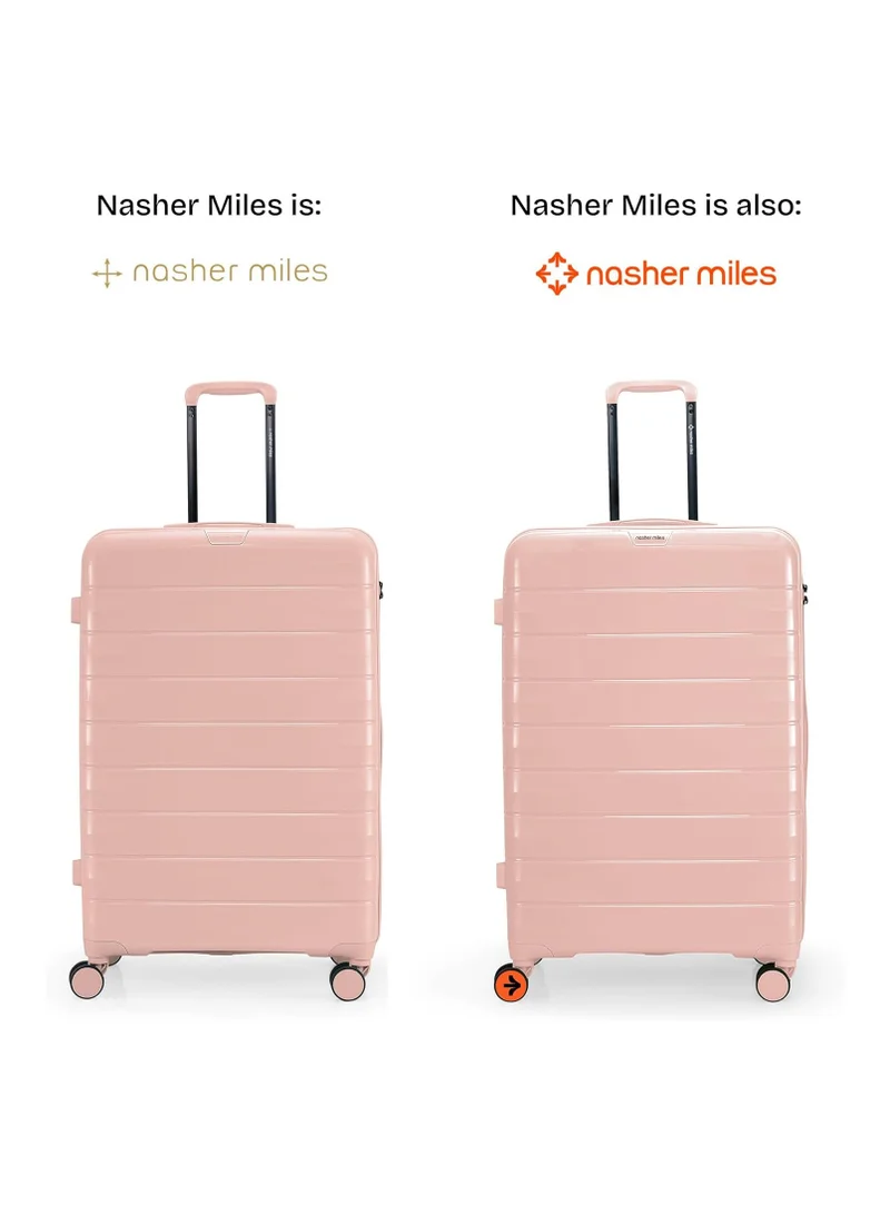 ناشر مايلز Nasher Miles Vienna Hard-Sided Polypropylene Check-in Luggage Peach 28 inch |75 Trolley Bag