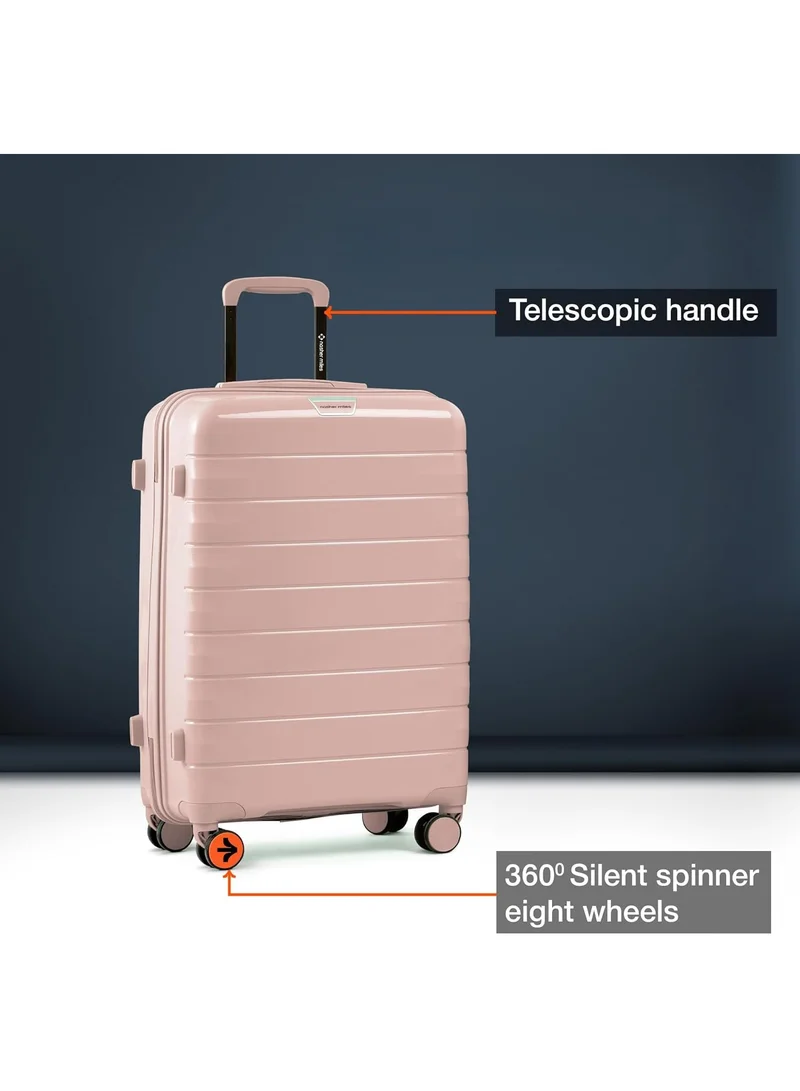 ناشر مايلز Nasher Miles Vienna Hard-Sided Polypropylene Check-in Luggage Peach 28 inch |75 Trolley Bag