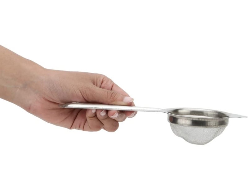 CRIZAL Stainless Steel CRIZAL Metal Stainless Steel Premium Tea Juice Strainer for Kitchen with Single 304 Grade Mesh Stainless Steel Filter Channi diffusers Standard Silver Set of 3 PCS - Image 5