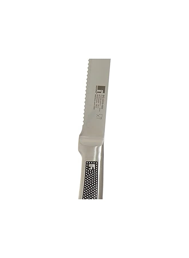 BERGNER harley bread knife, silver, 20 x 30 x 30 cm, bg4226mm  - Image 2