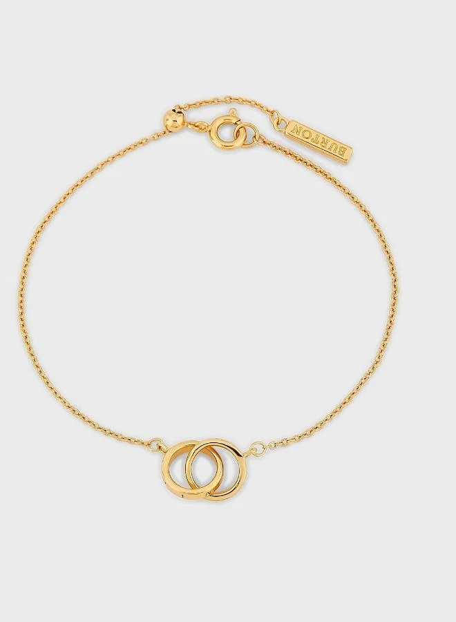 OLIVIA BURTON Classics Collection Chain Bracelet For Women In Brass - OBJENB12B