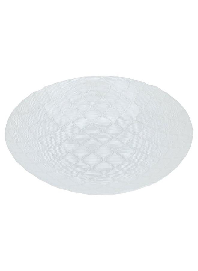 Alsaif Glass Serving Plate 30X30X6 Cm White  - Image 1